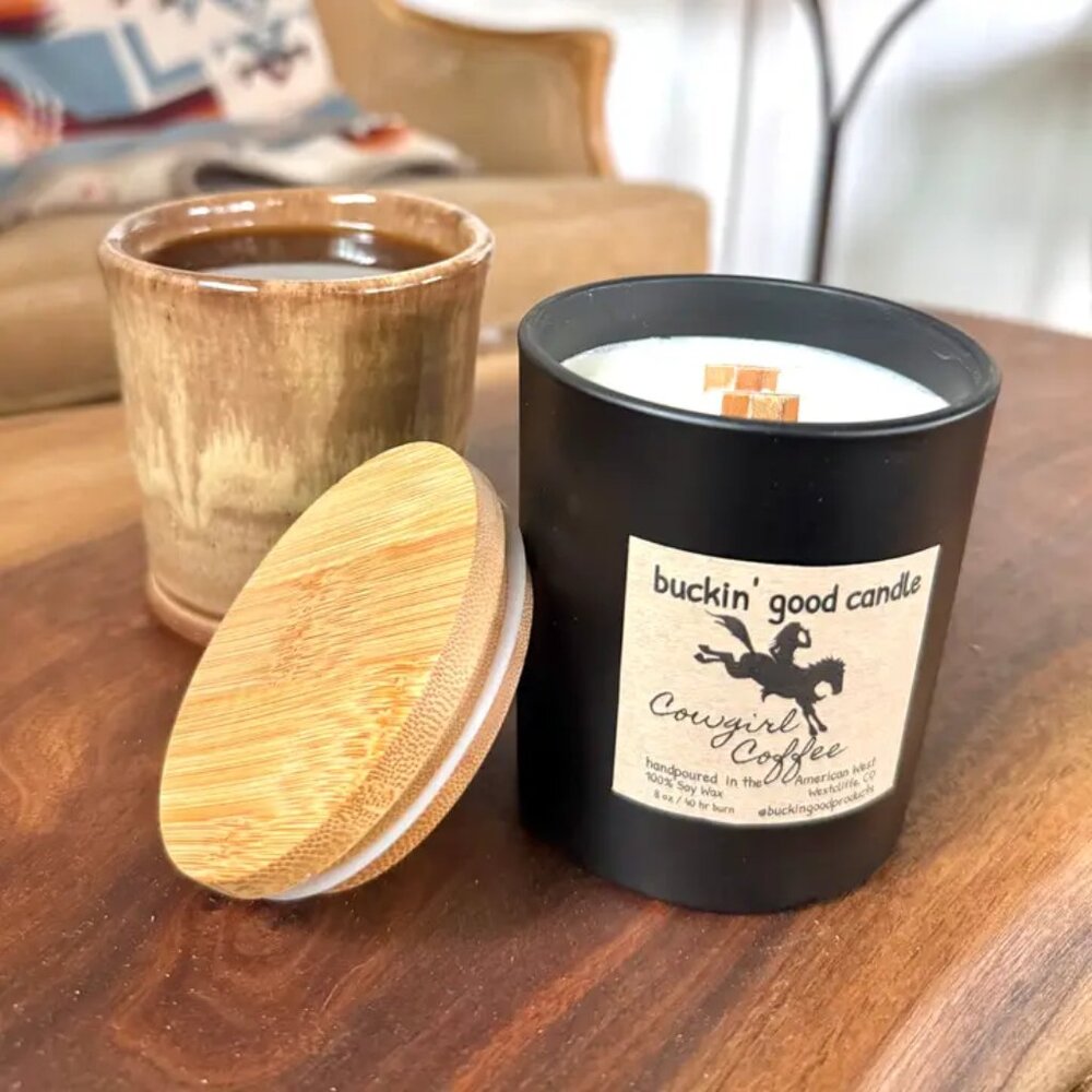 Candle Cowgirl Coffee Ceramic (Western Decor)